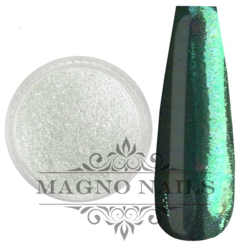 Chrome Mirror Pigment - Spiegel Effekt - Sparkling green Nail Art Nailart Flocken
